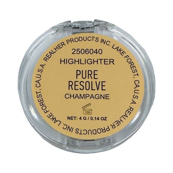 RealHer Pure Resolve Highlighter - 4g / 0.14 oz - Champagne - Picture 6 of 6